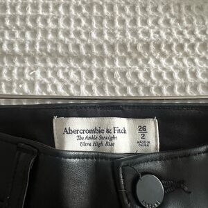 Abercrombie & Fitch Black Ultra High Rise Pants